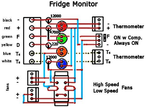 fridge monitoring circuit